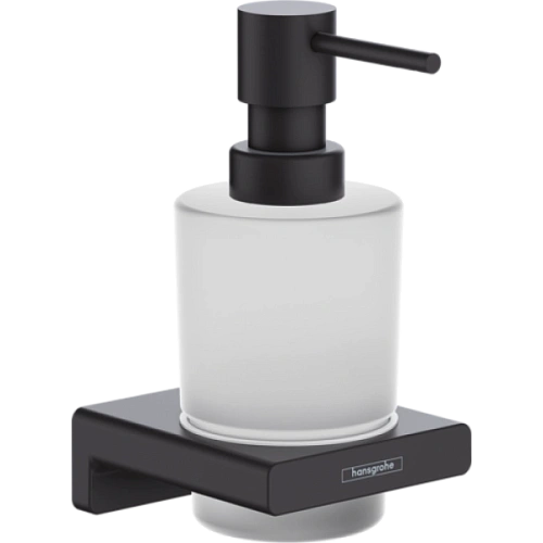 Дозатор жидкого мыла Hansgrohe AddStoris 41745670 матовый черный Дозатор жидкого мыла Hansgrohe AddStoris 41745670 матовый черный