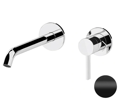 Смеситель для раковины Remer Metrica MC15PNO, черный матовый Смеситель для раковины Remer Metrica MC15PNO, черный матовый