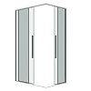 Душевой уголок GROSSMAN Galaxy 1/2.K33.01.11.10.00-1/2.K33.01.10.10.00 (110х100х195) раздвижная,хром,стекло прозрачное Душевой уголок GROSSMAN Galaxy 1/2.K33.01.11.10.00-1/2.K33.01.10.10.00 (110х100х195) раздвижная,хром,стекло прозрачное