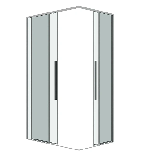 Душевой уголок GROSSMAN Galaxy 1/2.K33.01.11.10.00-1/2.K33.01.10.10.00 (110х100х195) раздвижная,хром,стекло прозрачное Душевой уголок GROSSMAN Galaxy 1/2.K33.01.11.10.00-1/2.K33.01.10.10.00 (110х100х195) раздвижная,хром,стекло прозрачное