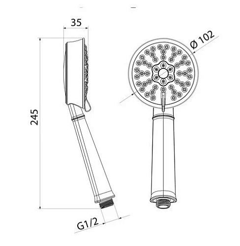 Душевая система IDDIS Oldie (OLDSB3Fi06) Душевая система IDDIS Oldie (OLDSB3Fi06)