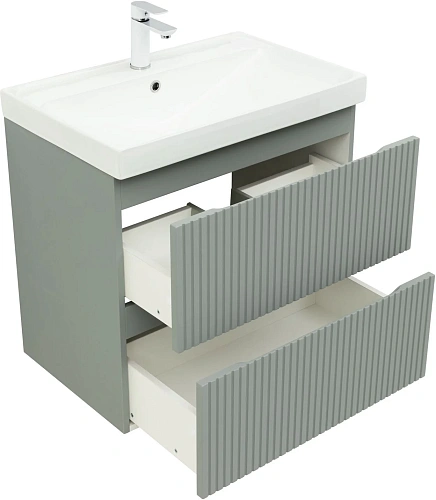 Тумба под раковину Aquanet Джейн Flat 70 мисти грин 00335433 подвесная Тумба под раковину Aquanet Джейн Flat 70 мисти грин 00335433 подвесная