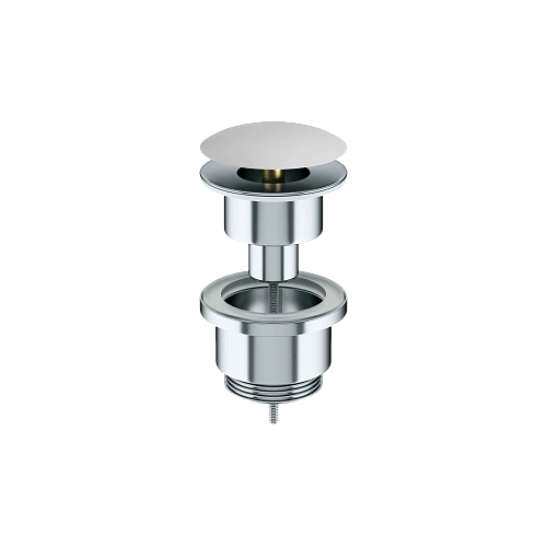Донный клапан Ceramica Nova 70003MWnc без системы клик - клак, латунь, белый матовый Донный клапан Ceramica Nova 70003MWnc без системы клик - клак, латунь, белый матовый