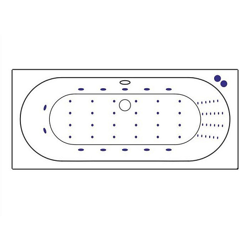 Акриловая ванна EXCELLENT Oceana Slim 170x75 NANO хром WAEX.OCE17S.NANO Акриловая ванна EXCELLENT Oceana Slim 170x75 NANO хром WAEX.OCE17S.NANO