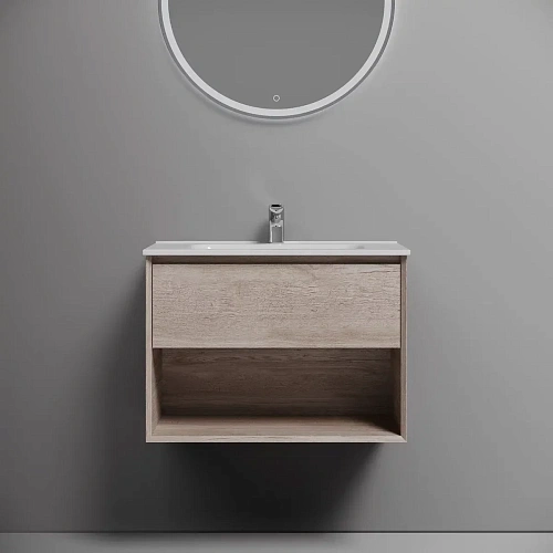 Тумба под раковину Sancos Marmi 1.0 MR1.070EG 690х445х520 дуб галифакс натуральный, подвесная Тумба под раковину Sancos Marmi 1.0 MR1.070EG 690х445х520 дуб галифакс натуральный, подвесная