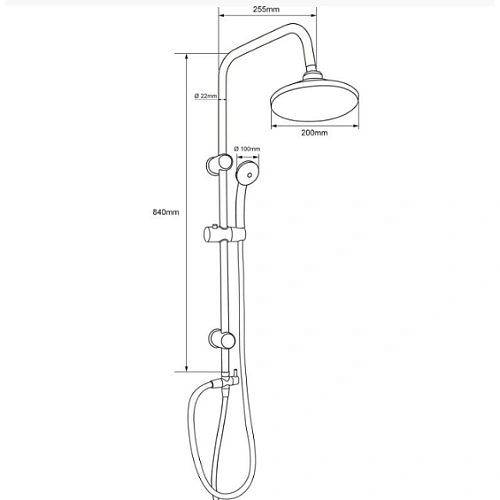 Душевая система Aquanet Passion R 00212270 Душевая система Aquanet Passion R 00212270