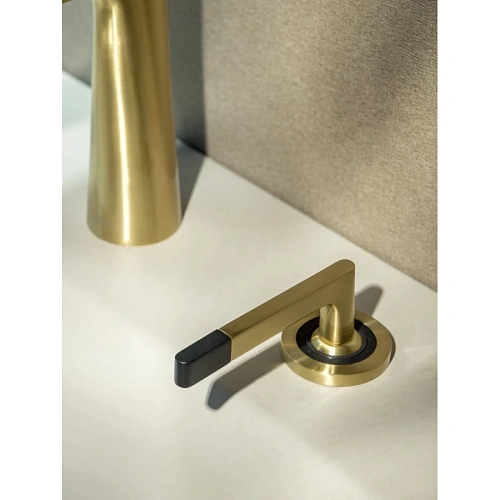 Смеситель для раковины Boheme Duo 161-MG золотой матовый Смеситель для раковины Boheme Duo 161-MG золотой матовый