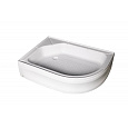 Детальная картинка товара «душевой поддон river wemor 100/80/24 l ассимметричный 1000x800x240 мм 10000002316»