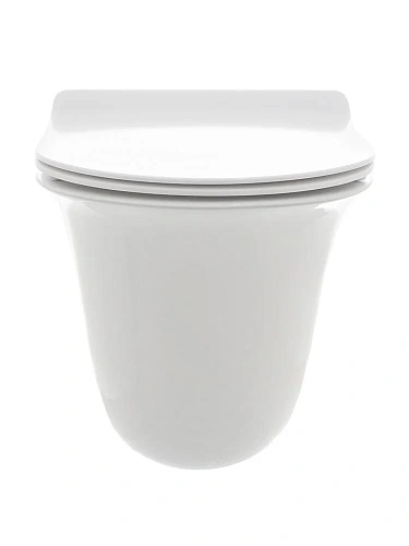 Унитаз подвесной AQUAme AQM2005 с сиденьем SoftClose, технология смыва Rimless, скрытый крепеж 485x3 Унитаз подвесной AQUAme AQM2005 с сиденьем SoftClose, технология смыва Rimless, скрытый крепеж 485x3