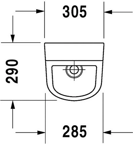 Писсуар Duravit D-Code 0829300000 Писсуар Duravit D-Code 0829300000
