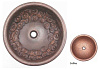 Картинка анонса товара «раковина медная bronze de luxe r318, цвет - coffee (кофейный), 42 х 42 х 15 см r318_coffee»
