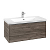 Картинка анонса товара «тумба под раковину villeroy &amp; boch subway 3.0 с подсветкой stone oak / stone oak c569l0rk»