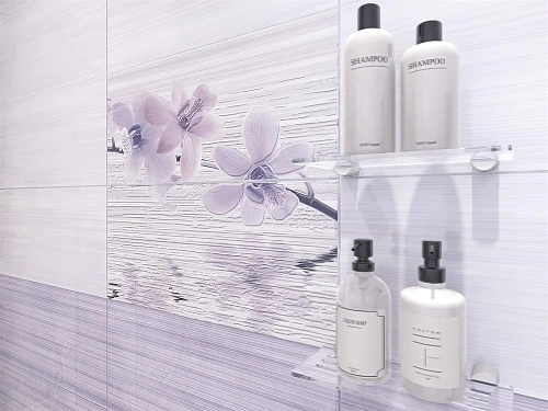 Плитка керамическая Cersanit Miracle сиреневый 20x44 MCG221 Плитка керамическая Cersanit Miracle сиреневый 20x44 MCG221