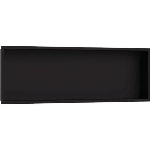 Настенный короб Hansgrohe Original с интегрированной рамой 30х90х10 см 56067670, матовый черный Настенный короб Hansgrohe Original с интегрированной рамой 30х90х10 см 56067670, матовый черный