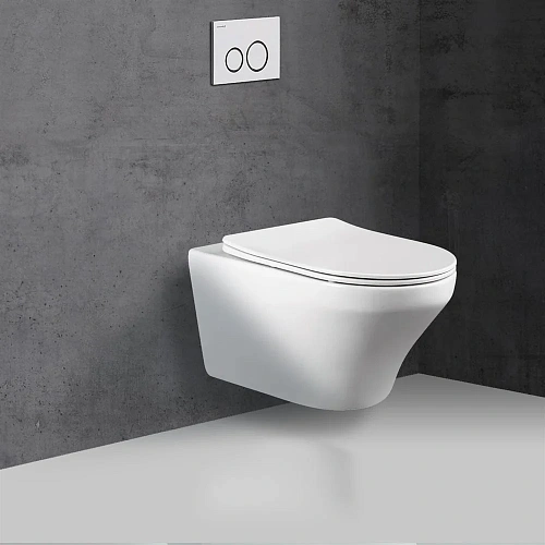 Унитаз подвесной Vincea Edge-M VT1-37 белый, ультратонкое сиденье soft-close Унитаз подвесной Vincea Edge-M VT1-37 белый, ультратонкое сиденье soft-close