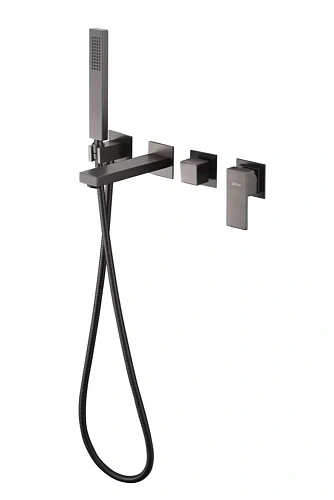 Смеситель для ванны ABBER Daheim AF8230NG скрытого монтажа, никель Смеситель для ванны ABBER Daheim AF8230NG скрытого монтажа, никель