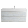Картинка анонса товара «тумба под раковину cezares molveno 46-120-2c-so-lb legno bianco 1200x460 подвесная»