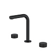Детальная картинка товара «смеситель для раковины boheme stick 152-b.2 touch на 3 отверстия black»