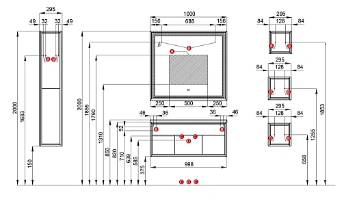 Тумба под раковину Aquaton Уэльс 100 авеллино грей, темный шоколад 1A207901WAC30 Тумба под раковину Aquaton Уэльс 100 авеллино грей, темный шоколад 1A207901WAC30