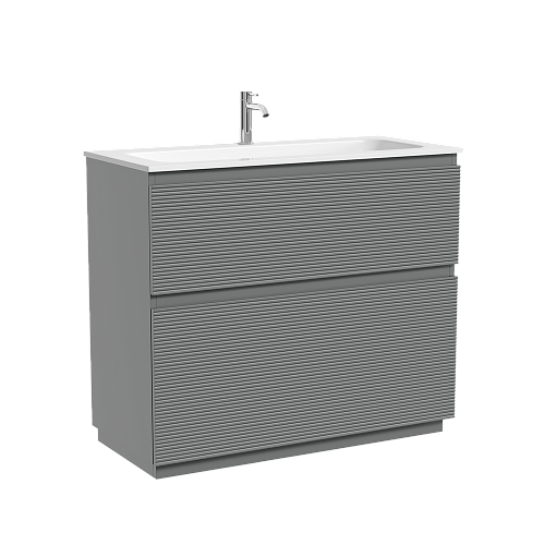 Тумба под раковину SANCOS Folk Floor FL100FES 995х445х850 Ergraut soft, напольная Тумба под раковину SANCOS Folk Floor FL100FES 995х445х850 Ergraut soft, напольная