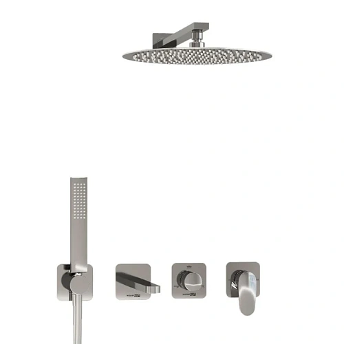 Душевая система WasserKRAFT A3151.269.270.090.116.271.087.103 встраиваемая хром Душевая система WasserKRAFT A3151.269.270.090.116.271.087.103 встраиваемая хром