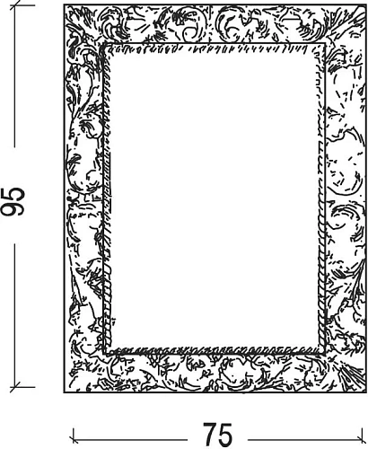 Зеркало Armadi Art NeoArt 514-P бронза поталь 75х95 Зеркало Armadi Art NeoArt 514-P бронза поталь 75х95
