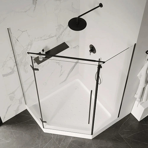 Душевой поддон ABBER AD3B090 90х90 трапеция, акриловый, белый Душевой поддон ABBER AD3B090 90х90 трапеция, акриловый, белый