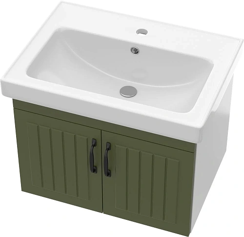 Комплект мебели DIWO Сочи 60 подвесная, зеленая 579274 Комплект мебели DIWO Сочи 60 подвесная, зеленая 579274