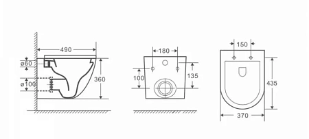 Унитаз подвесной Teso azaro Secretum TAU001 безободковый, цвет белый, сиденье soft-close ультратонк Унитаз подвесной Teso azaro Secretum TAU001 безободковый, цвет белый, сиденье soft-close ультратонк