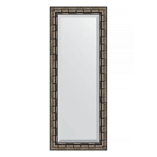 Зеркало в багетной раме Evoform Exclusive BY 1156 53 x 133 см, серебряный бамбук Зеркало в багетной раме Evoform Exclusive BY 1156 53 x 133 см, серебряный бамбук