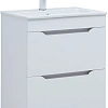 Тумба под раковину Aquanet Практика 60 белый матовый 2 ящика 00330457 напольная/подвесная Тумба под раковину Aquanet Практика 60 белый матовый 2 ящика 00330457 напольная/подвесная
