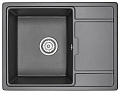 Кухонная мойка Granula 6503, ЧЁРНЫЙ, кварц 650х500 Кухонная мойка Granula 6503, ЧЁРНЫЙ, кварц 650х500