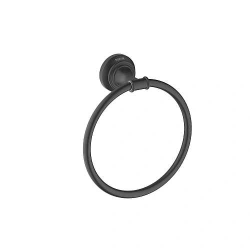 Полотенцедержатель Aquatek КЛАССИК AQ4512MB черный матовый Полотенцедержатель Aquatek КЛАССИК AQ4512MB черный матовый