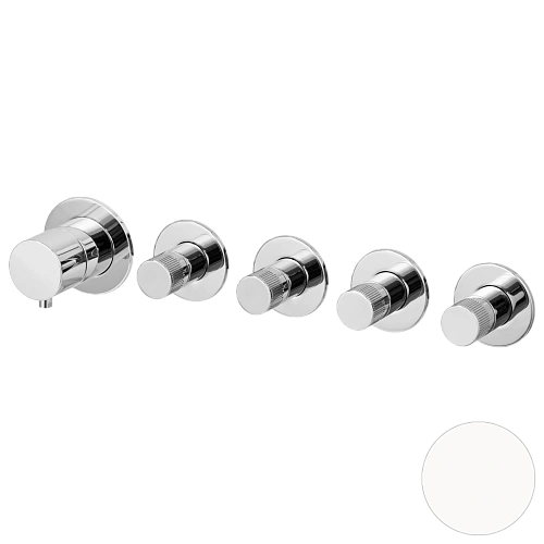 Смеситель для душа Remer X Style N98D4PWBBO, белый матовый Смеситель для душа Remer X Style N98D4PWBBO, белый матовый