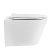 Унитаз подвесной Boheme AVVA 973-SET-W белый глянец c крышкой Унитаз подвесной Boheme AVVA 973-SET-W белый глянец c крышкой