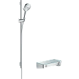 Душевой гарнитур Hansgrohe ShowerTablet Select 300/Raindance Select E 120 3jet/Combi 27027000, хром Душевой гарнитур Hansgrohe ShowerTablet Select 300/Raindance Select E 120 3jet/Combi 27027000, хром