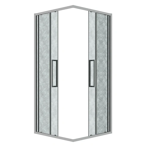 Душевой уголок GROSSMAN Cosmo 300.K33.02.9090.10.02 (90x90x195) квадрат,раздвижная,хром,стекло шиншилла Душевой уголок GROSSMAN Cosmo 300.K33.02.9090.10.02 (90x90x195) квадрат,раздвижная,хром,стекло шиншилла