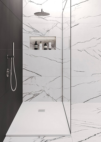 Душевой поддон STAROhome SOLID 90х90 WHITE MATT 1237420 из искусственного камня Душевой поддон STAROhome SOLID 90х90 WHITE MATT 1237420 из искусственного камня