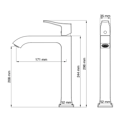 Смеситель для раковины Wonzon & Woghand FLEX брашированный никель (WW-88019072-BN) Смеситель для раковины Wonzon & Woghand FLEX брашированный никель (WW-88019072-BN)