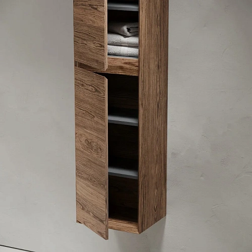 Шкаф-пенал Sancos Marmi 1.0/Marmi 2.0 PMR35ECH 350х300х1600 мм, дуб чарльстон Шкаф-пенал Sancos Marmi 1.0/Marmi 2.0 PMR35ECH 350х300х1600 мм, дуб чарльстон