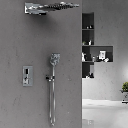 Душевая система Vincea VSFW-103TCH термостатический встраиваемая, хром Душевая система Vincea VSFW-103TCH термостатический встраиваемая, хром