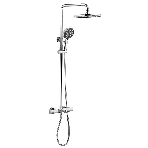 Душевая система ABBER Thermostat AF8516L с термостатом и изливом, хром Душевая система ABBER Thermostat AF8516L с термостатом и изливом, хром