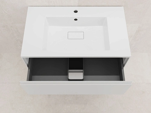 Тумба под раковину Style Line ЛИМА 80 ЛС-00002354 подвесная белый Тумба под раковину Style Line ЛИМА 80 ЛС-00002354 подвесная белый