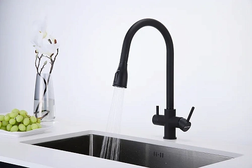 Смеситель для кухни Paulmark LANGE антрацит La214212-AN Смеситель для кухни Paulmark LANGE антрацит La214212-AN