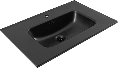 Раковина Aquanet Flat 70 черная матовая 00329254 Раковина Aquanet Flat 70 черная матовая 00329254