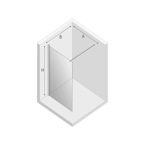 Душевая перегородка NEW TRENDY NEW MODUS 150x200 EXK-5465 хром Душевая перегородка NEW TRENDY NEW MODUS 150x200 EXK-5465 хром