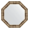Зеркало в багетной раме Evoform Octagon, BY 3668, 64 x 64 см, серебряный бамбук Зеркало в багетной раме Evoform Octagon, BY 3668, 64 x 64 см, серебряный бамбук