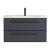 Тумба под раковину CEZARES ECO-900-2C-SO-GR-P Grafito 900x480 подвесная Тумба под раковину CEZARES ECO-900-2C-SO-GR-P Grafito 900x480 подвесная