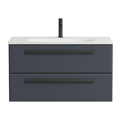 Тумба под раковину CEZARES ECO-900-2C-SO-GR-P Grafito 900x480 подвесная Тумба под раковину CEZARES ECO-900-2C-SO-GR-P Grafito 900x480 подвесная