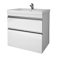 Тумба под раковину DREJA GRACE PLUS, 70 см, подвесная/напольная, 2 ящика, с опорами, белый глянец 99 99.0905 Тумба под раковину DREJA GRACE PLUS, 70 см, подвесная/напольная, 2 ящика, с опорами, белый глянец 99 99.0905